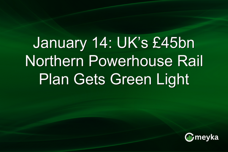 January 14: UK’s £45bn Northern Powerhouse Rail Plan Gets Green Light