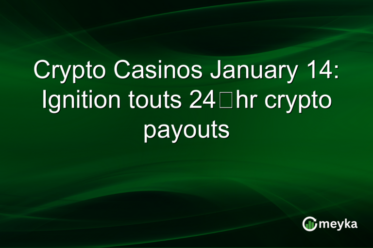 Crypto Casinos January 14: Ignition touts 24‑hr crypto payouts