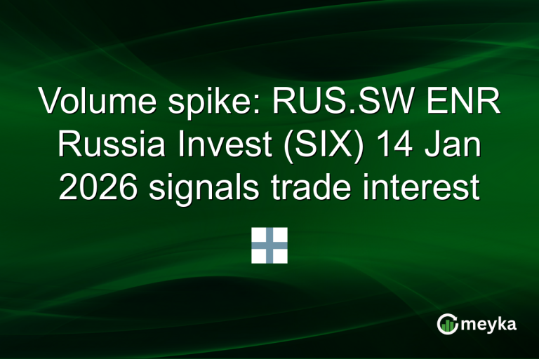 Volume spike: RUS.SW ENR Russia Invest (SIX) 14 Jan 2026 signals trade interest