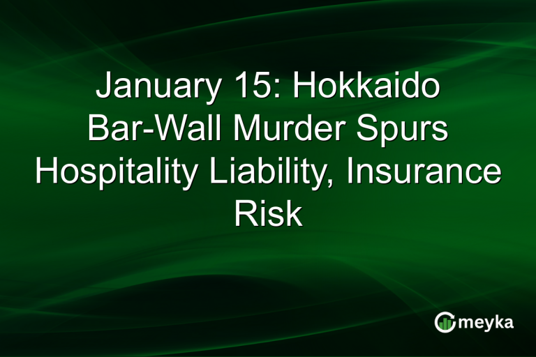 January 15: Hokkaido Bar-Wall Murder Spurs Hospitality Liability, Insurance Risk