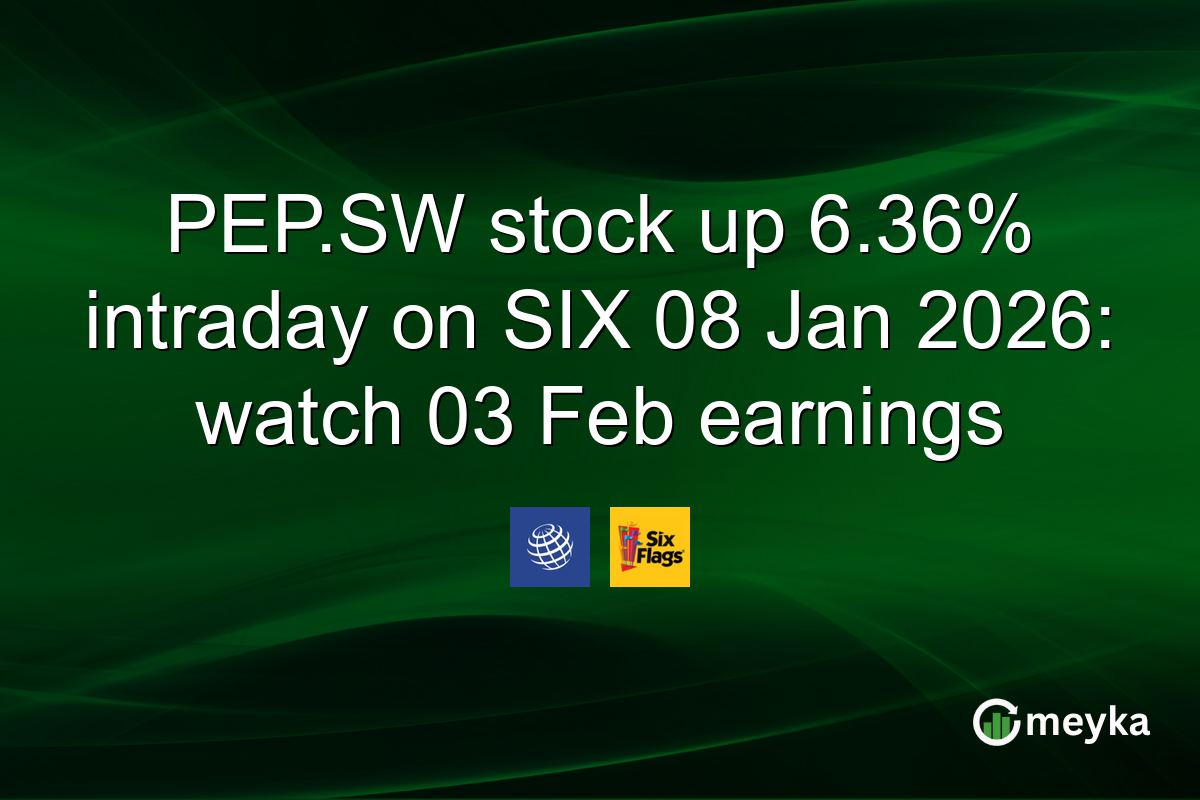 PEP.SW stock up 6.36% intraday on SIX 08 Jan 2026: watch 03 Feb earnings