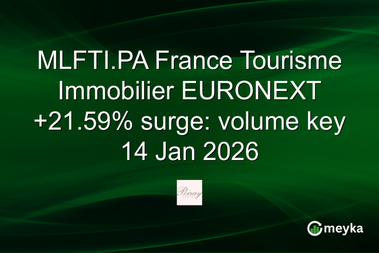 MLFTI.PA France Tourisme Immobilier EURONEXT +21.59% surge: volume key 14 Jan 2026