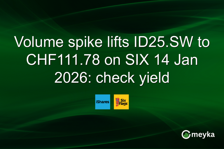 Volume spike lifts ID25.SW to CHF111.78 on SIX 14 Jan 2026: check yield
