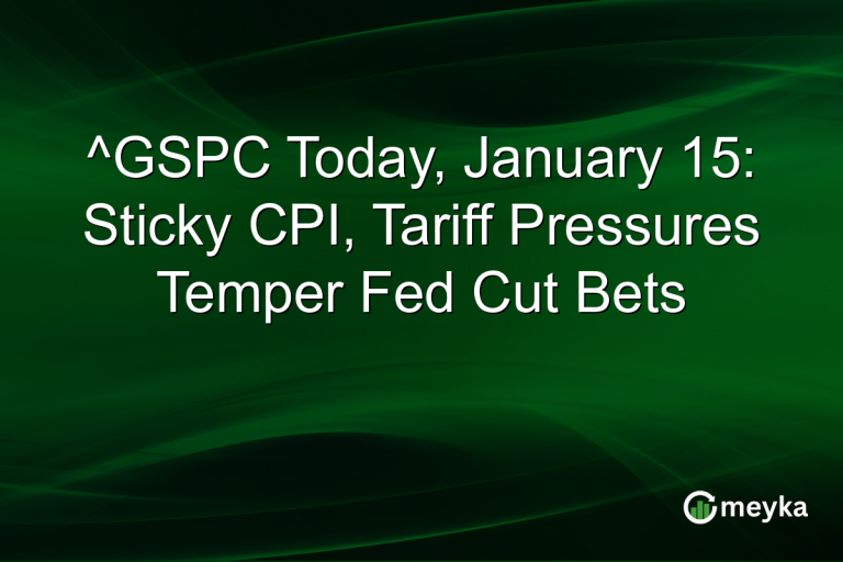 ^GSPC Today, January 15: Sticky CPI, Tariff Pressures Temper Fed Cut Bets