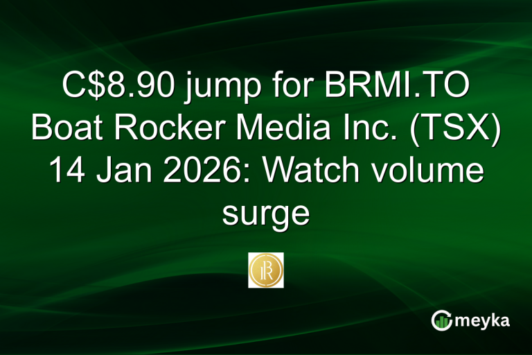 C$8.90 jump for BRMI.TO Boat Rocker Media Inc. (TSX) 14 Jan 2026: Watch volume surge