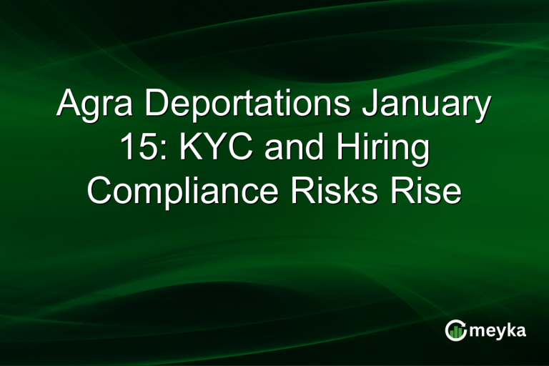 Agra Deportations January 15: KYC and Hiring Compliance Risks Rise