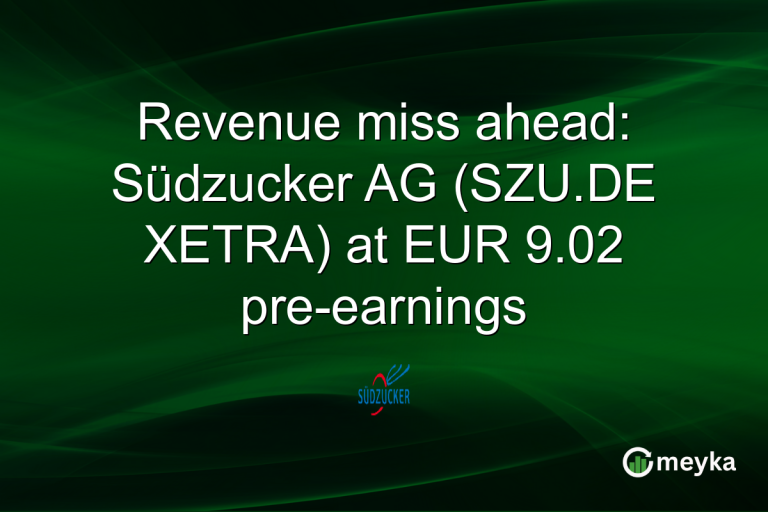 Revenue miss ahead: Südzucker AG (SZU.DE XETRA) at EUR 9.02 pre-earnings