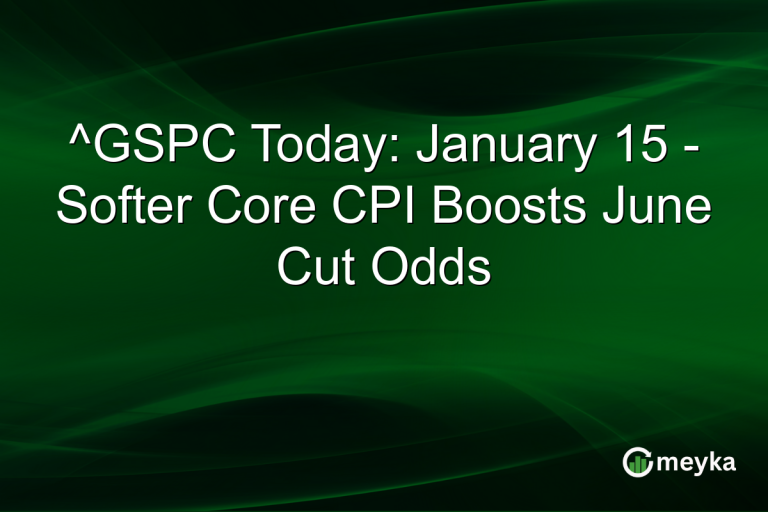 ^GSPC Today: January 15 - Softer Core CPI Boosts June Cut Odds