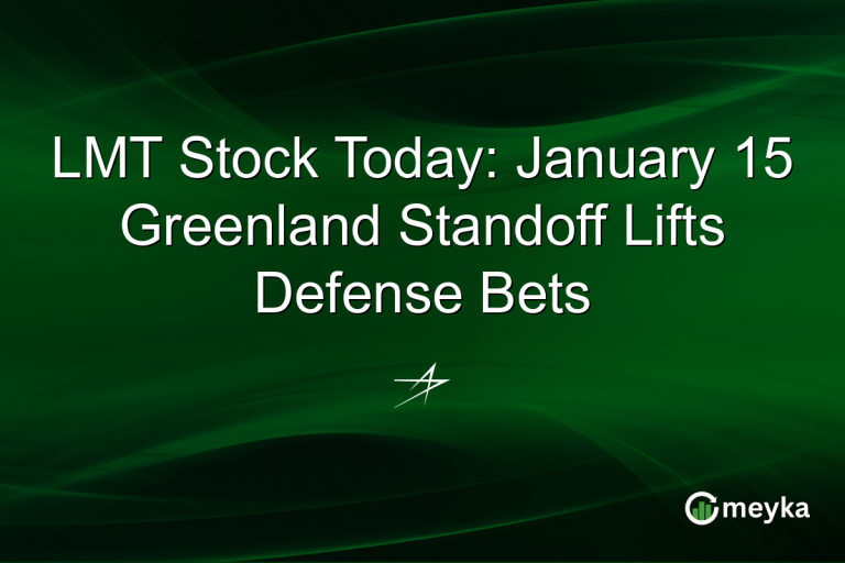 LMT Stock Today: January 15 Greenland Standoff Lifts Defense Bets