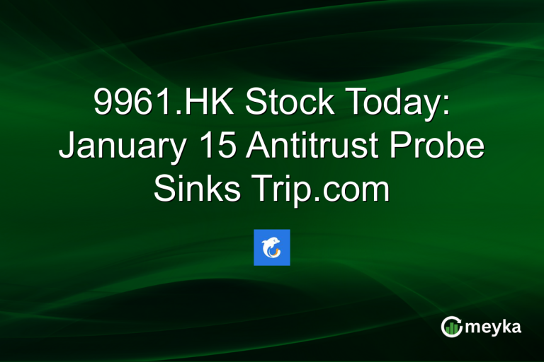 9961.HK Stock Today: January 15 Antitrust Probe Sinks Trip.com