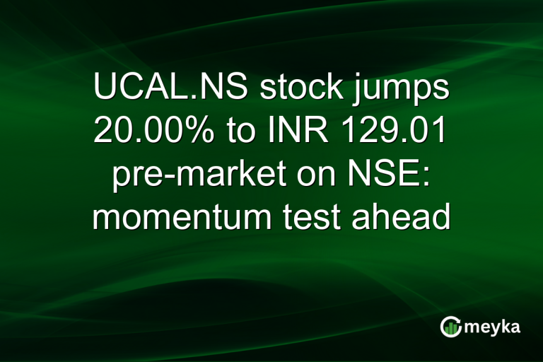 UCAL.NS stock jumps 20.00% to INR 129.01 pre-market on NSE: momentum test ahead