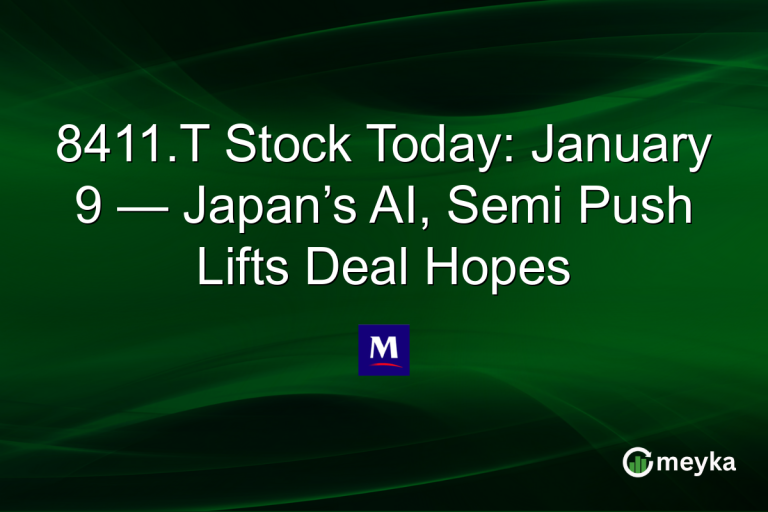 8411.T Stock Today: January 9 — Japan’s AI, Semi Push Lifts Deal Hopes