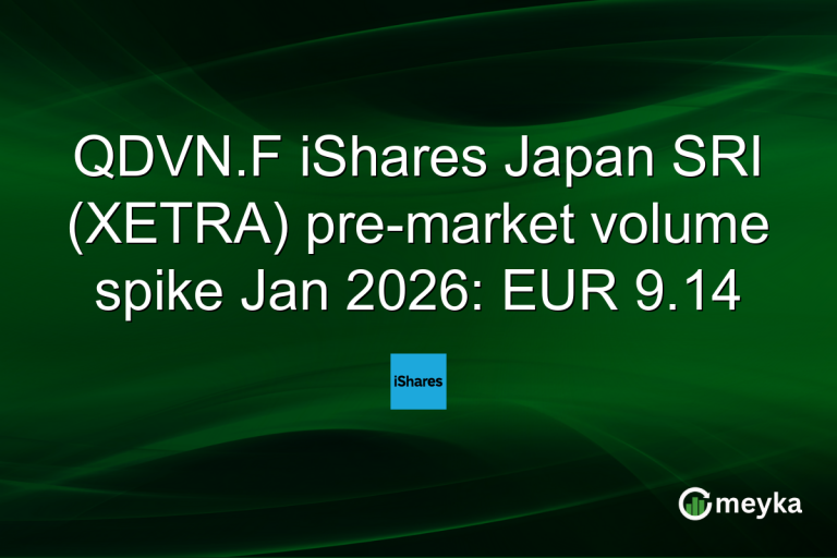 QDVN.F iShares Japan SRI (XETRA) pre-market volume spike Jan 2026: EUR 9.14