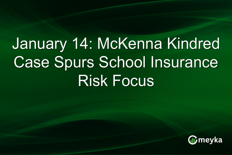January 14: McKenna Kindred Case Spurs School Insurance Risk Focus