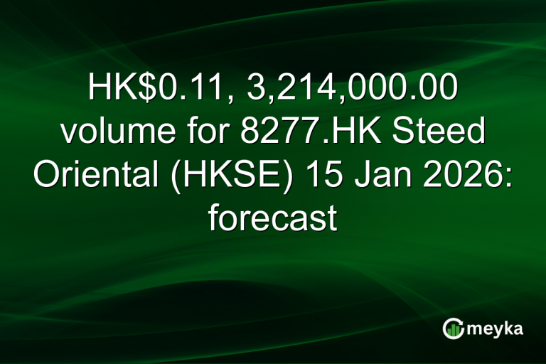 HK$0.11, 3,214,000.00 volume for 8277.HK Steed Oriental (HKSE) 15 Jan 2026: forecast