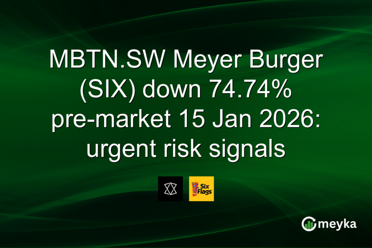 MBTN.SW Meyer Burger (SIX) down 74.74% pre-market 15 Jan 2026: urgent risk signals