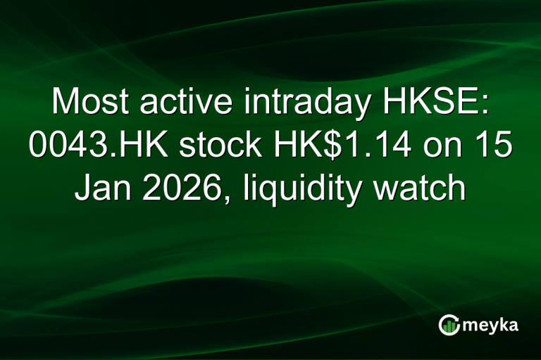 Most active intraday HKSE: 0043.HK stock HK$1.14 on 15 Jan 2026, liquidity watch
