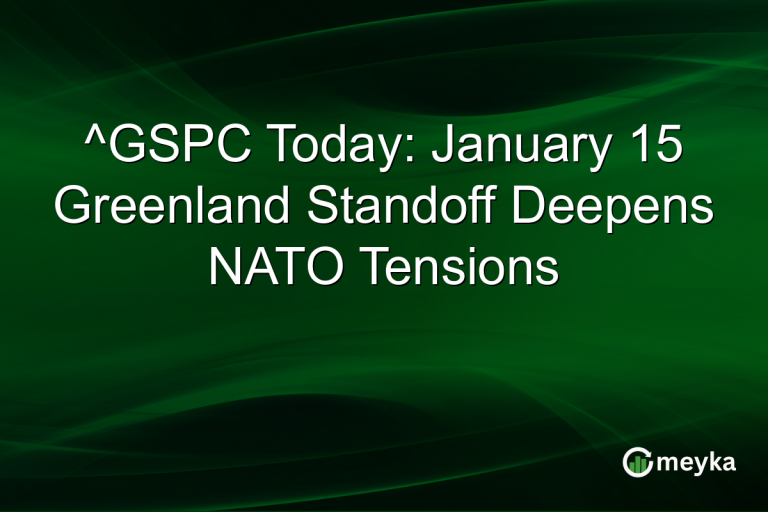 ^GSPC Today: January 15 Greenland Standoff Deepens NATO Tensions