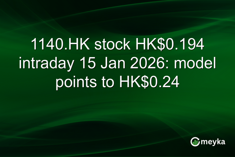 1140.HK stock HK$0.194 intraday 15 Jan 2026: model points to HK$0.24