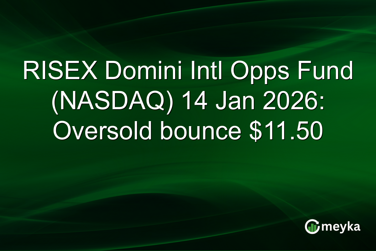 RISEX Domini Intl Opps Fund (NASDAQ) 14 Jan 2026: Oversold bounce $11.50