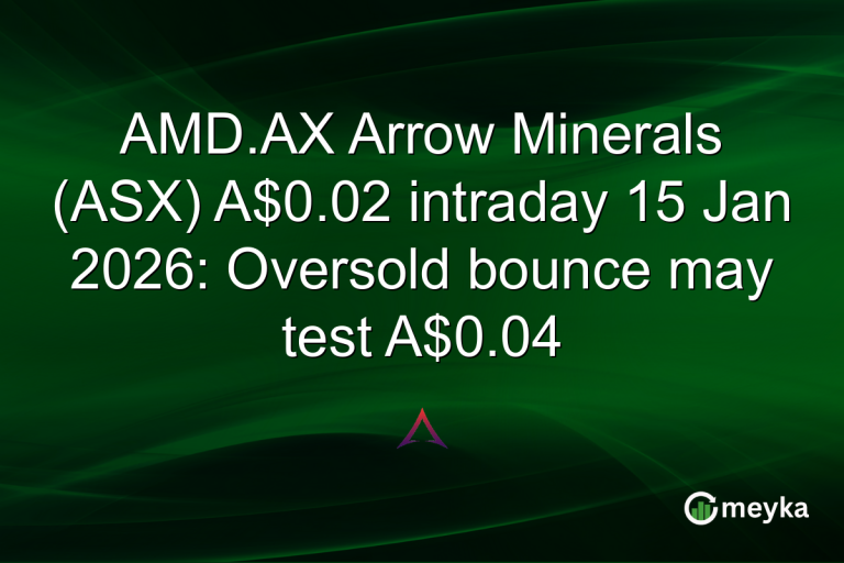 AMD.AX Arrow Minerals (ASX) A$0.02 intraday 15 Jan 2026: Oversold bounce may test A$0.04
