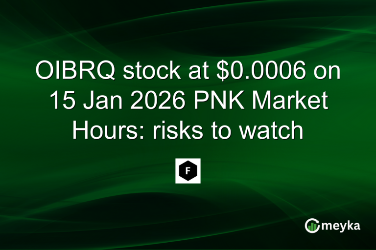 OIBRQ stock at $0.0006 on 15 Jan 2026 PNK Market Hours: risks to watch
