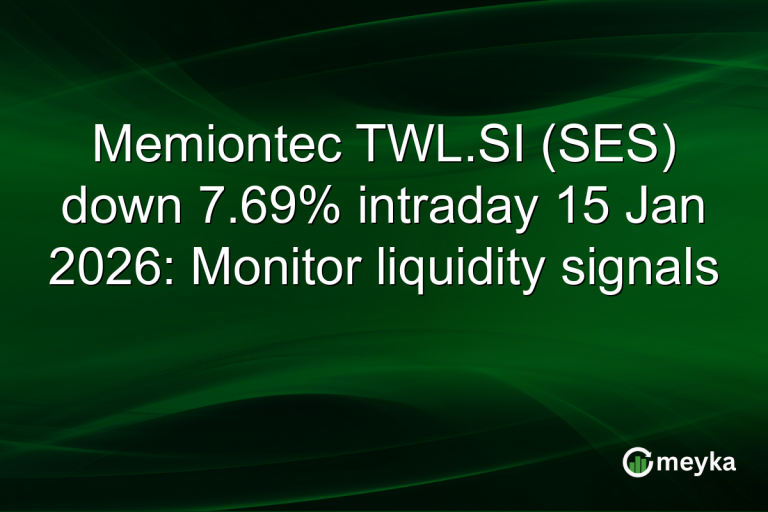Memiontec TWL.SI (SES) down 7.69% intraday 15 Jan 2026: Monitor liquidity signals