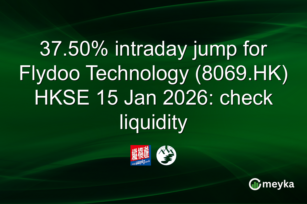 37.50% intraday jump for Flydoo Technology (8069.HK) HKSE 15 Jan 2026: check liquidity