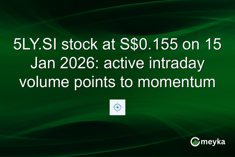 5LY.SI stock at S$0.155 on 15 Jan 2026: active intraday volume points to momentum