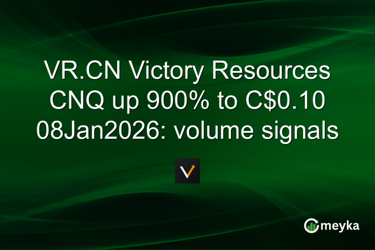 VR.CN Victory Resources CNQ up 900% to C$0.10 08Jan2026: volume signals
