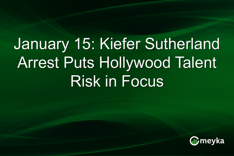 January 15: Kiefer Sutherland Arrest Puts Hollywood Talent Risk in Focus