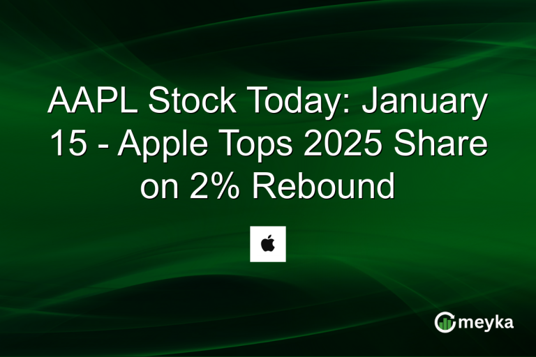AAPL Stock Today: January 15 - Apple Tops 2025 Share on 2% Rebound