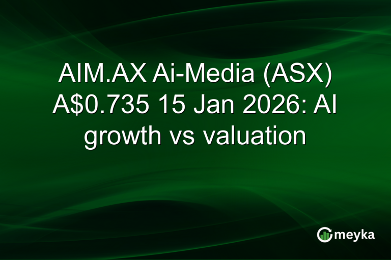 AIM.AX Ai-Media (ASX) A$0.735 15 Jan 2026: AI growth vs valuation