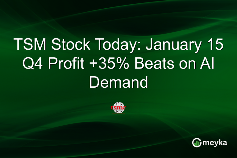 TSM Stock Today: January 15 Q4 Profit +35% Beats on AI Demand