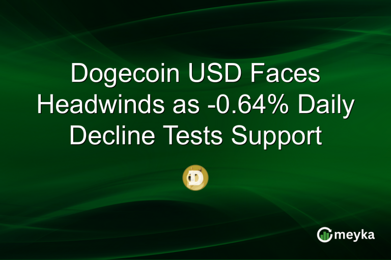Dogecoin USD Faces Headwinds as -0.64% Daily Decline Tests Support