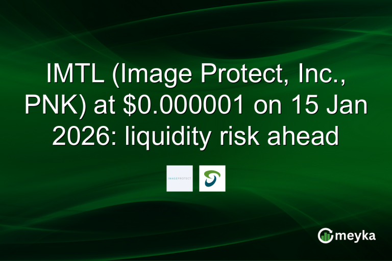 IMTL (Image Protect, Inc., PNK) at $0.000001 on 15 Jan 2026: liquidity risk ahead