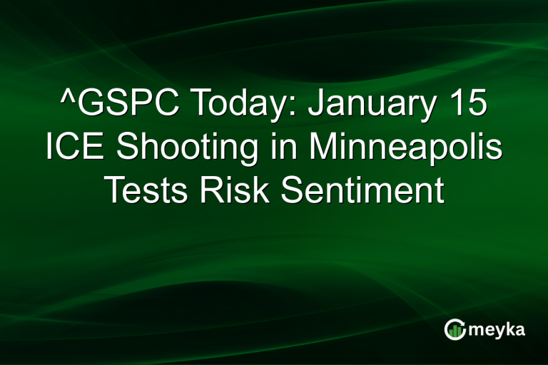 ^GSPC Today: January 15 ICE Shooting in Minneapolis Tests Risk Sentiment
