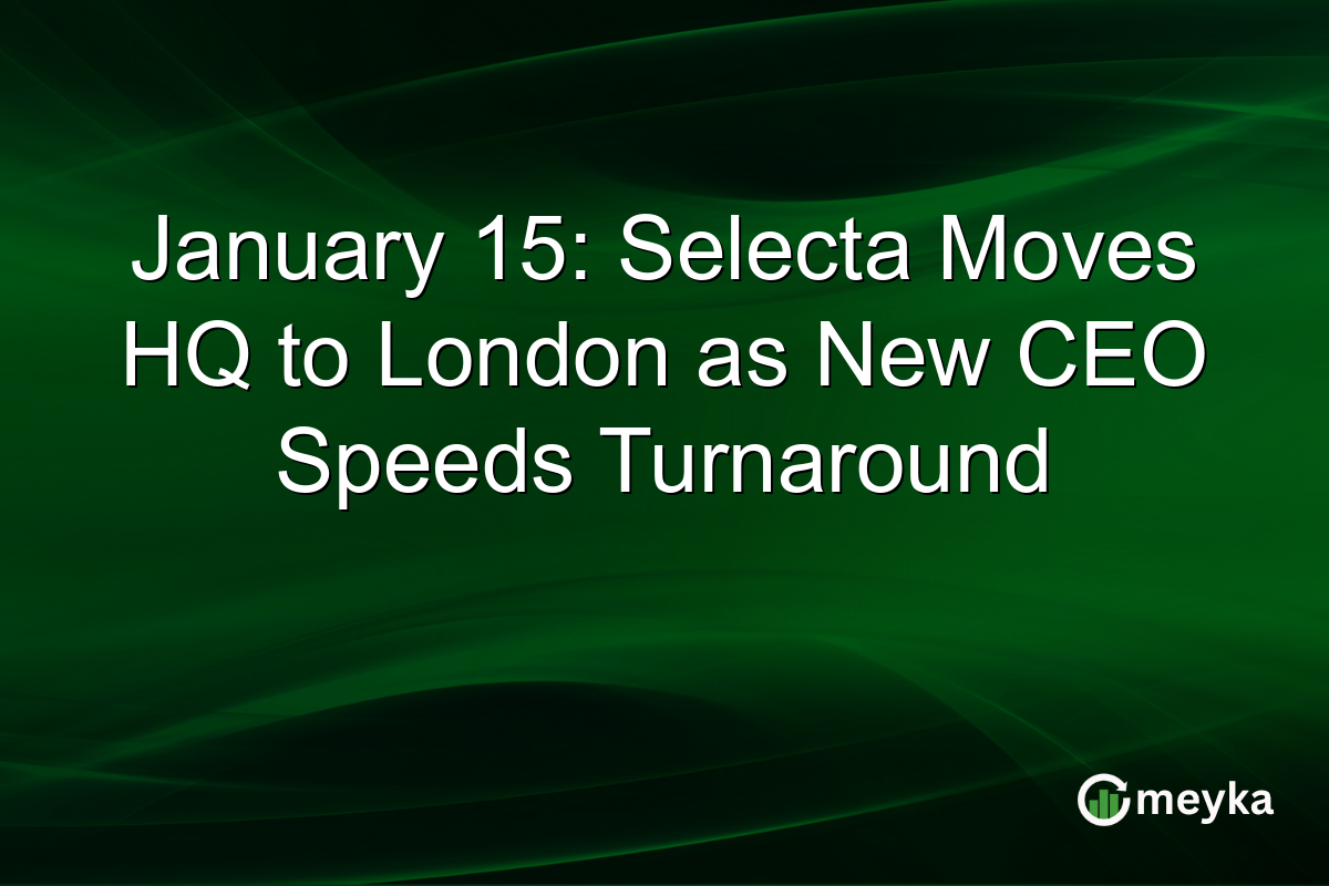January 15: Selecta Moves HQ to London as New CEO Speeds Turnaround