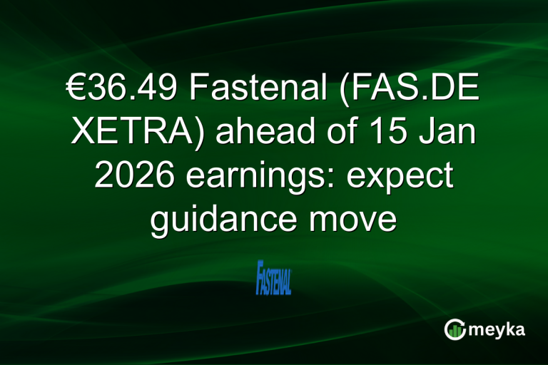 €36.49 Fastenal (FAS.DE XETRA) ahead of 15 Jan 2026 earnings: expect guidance move