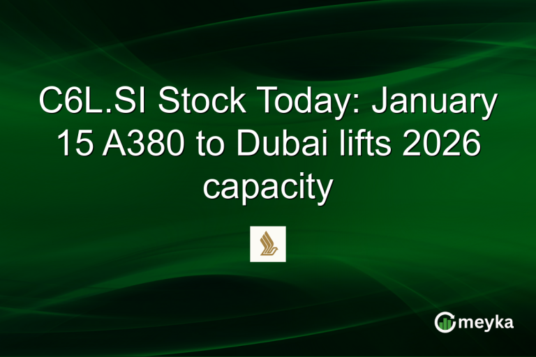 C6L.SI Stock Today: January 15 A380 to Dubai lifts 2026 capacity
