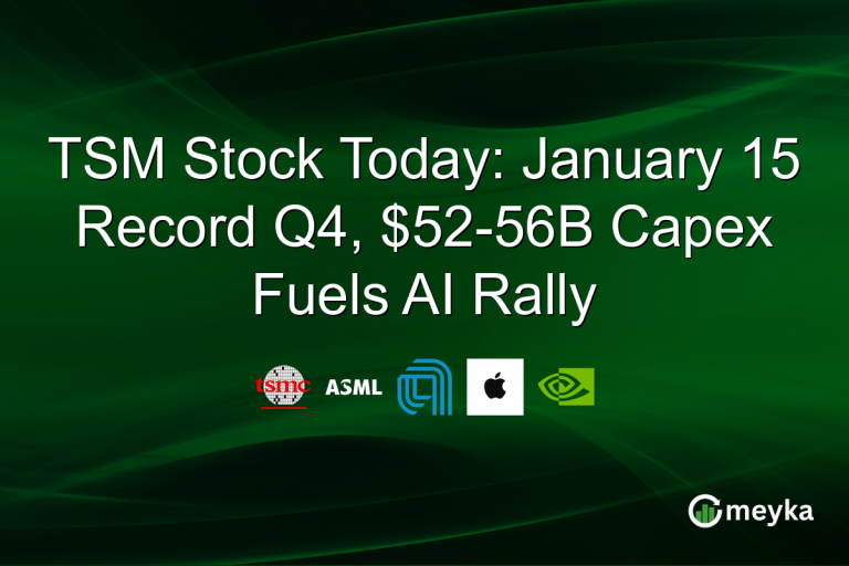 TSM Stock Today: January 15 Record Q4, $52-56B Capex Fuels AI Rally