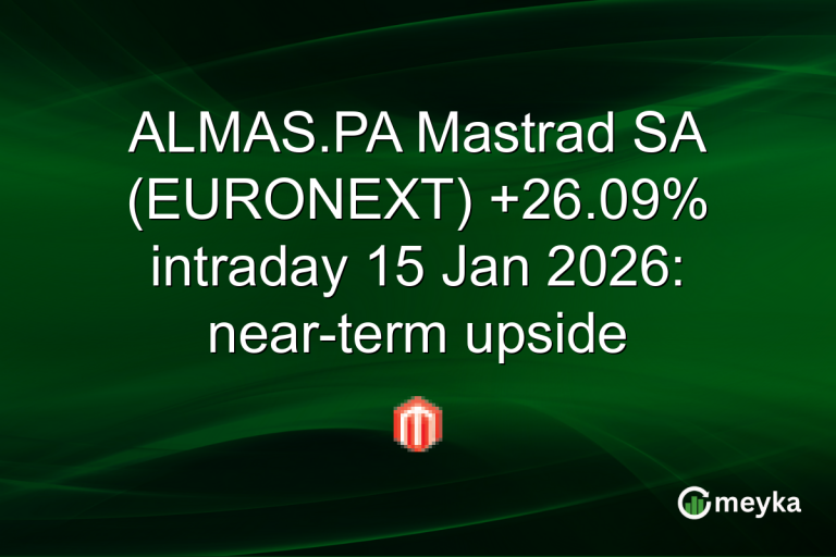 ALMAS.PA Mastrad SA (EURONEXT) +26.09% intraday 15 Jan 2026: near-term upside