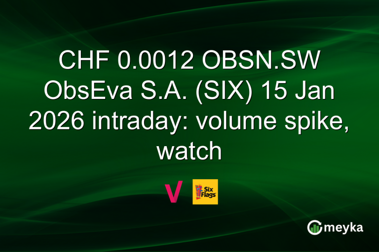 CHF 0.0012 OBSN.SW ObsEva S.A. (SIX) 15 Jan 2026 intraday: volume spike, watch