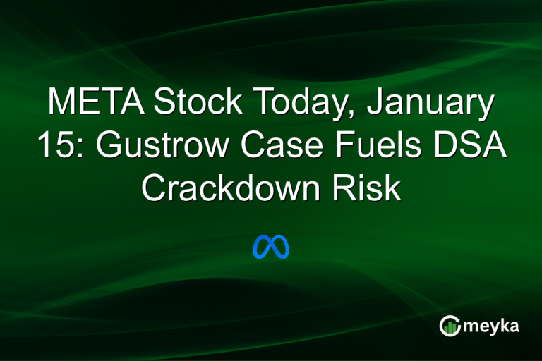 META Stock Today, January 15: Gustrow Case Fuels DSA Crackdown Risk