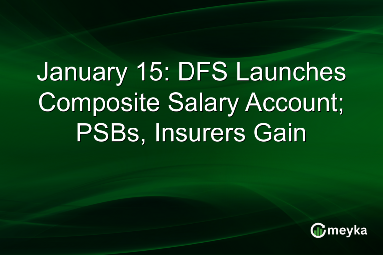 January 15: DFS Launches Composite Salary Account; PSBs, Insurers Gain