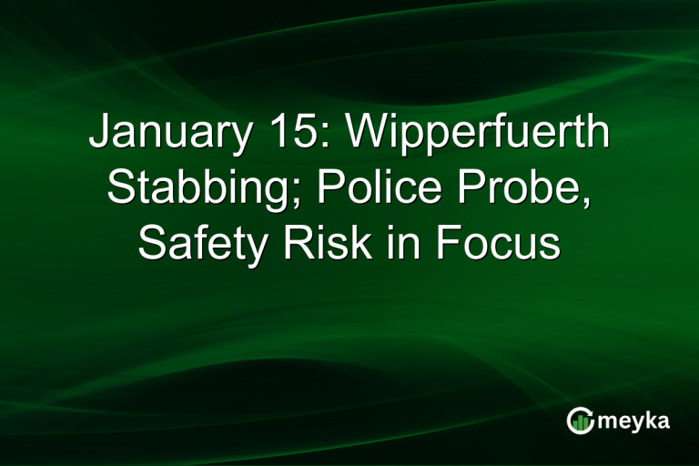 January 15: Wipperfuerth Stabbing; Police Probe, Safety Risk in Focus