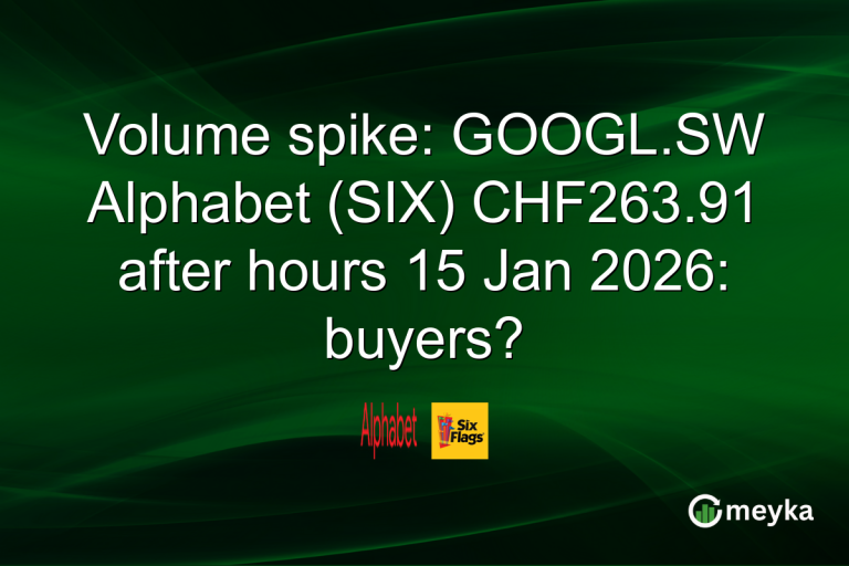 Volume spike: GOOGL.SW Alphabet (SIX) CHF263.91 after hours 15 Jan 2026: buyers?