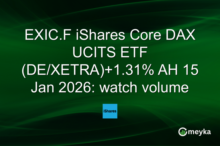 EXIC.F iShares Core DAX UCITS ETF (DE/XETRA)+1.31% AH 15 Jan 2026: watch volume