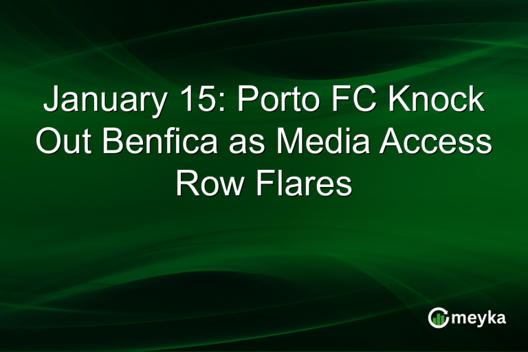 January 15: Porto FC Knock Out Benfica as Media Access Row Flares