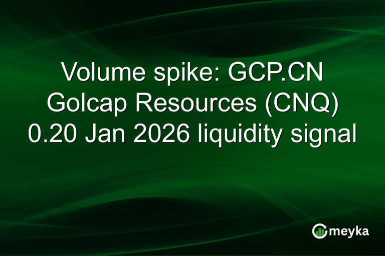 Volume spike: GCP.CN Golcap Resources (CNQ) 0.20 Jan 2026 liquidity signal